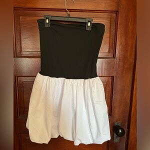 Strapless bubble skirt dress  Size M